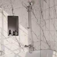 Brauer Brushed Edition Opbouw Baddouche Thermostaatkraan - 3 stand - Doucheslang - Glijstang - Handdouche - Rvs Geborsteld Pvd