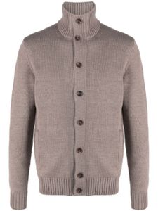 Zanone cardigan Chioto en laine - Marron