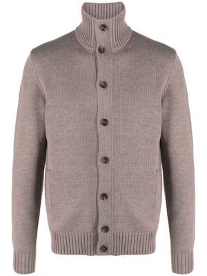Zanone cardigan Chioto en laine - Marron