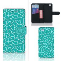 Huawei Ascend P8 Lite Hoesje Cracks Blue