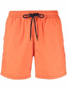 Drumohr short de bain à taille à lien de resserrage - Orange