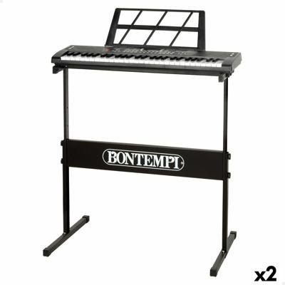 Elektronische piano Bontempi 68 x 88 x 38 cm (2 Stuks)