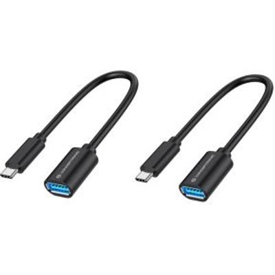 Conceptronic ABBY11B USB-kabel 0,2 m USB 3.2 Gen 1 (3.1 Gen 1) USB C USB A Zwart