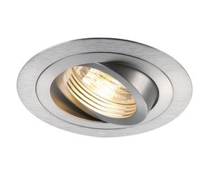 NEW TRIA GU10 Round alu geb. 1xGU10 klemveer