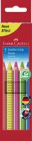 Faber Castell Kleurpotlood Jumbo Grip - etui 5 kleuren