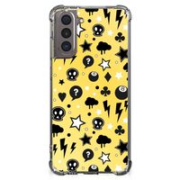 Extreme Case Samsung Galaxy S21 Punk Geel - thumbnail