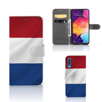 Samsung Galaxy A50 Bookstyle Case Nederlandse Vlag