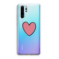 Hartje: Huawei P30 Pro Transparant Hoesje