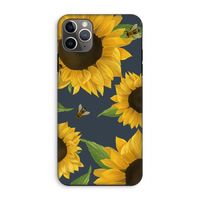 Sunflower and bees: iPhone 11 Pro Max Tough Case