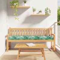 Pallet Kussen Set 2 pcs Bladpatroon 200 x 40 x 8 cm Oxford stof