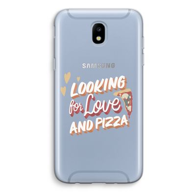Pizza is the answer: Samsung Galaxy J5 (2017) Transparant Hoesje