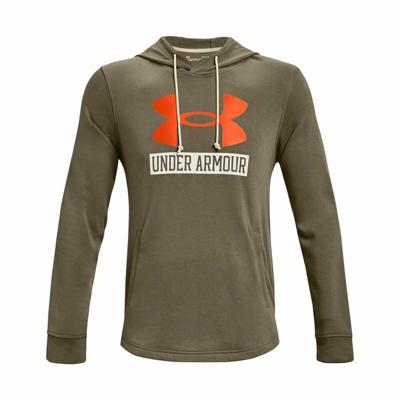 Herenhoodie Under Armour Hoodie Kaki - Maat: M