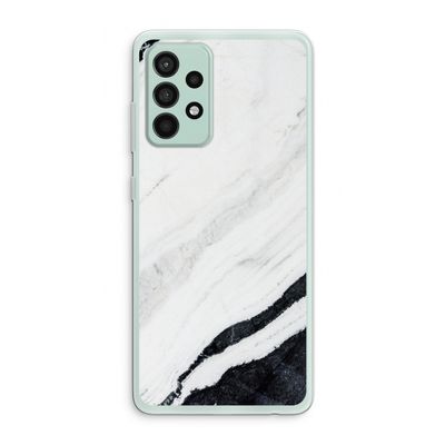 Elegante marmer: Samsung Galaxy A52s 5G Transparant Hoesje