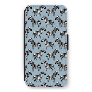 Zebra: iPhone 11 Flip Hoesje