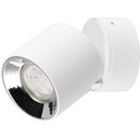 Moderne LED Wandlamp Rond Metaal Mat Wit GU10 Fitting