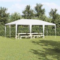 Partytent Wit 600 x 400 x 266 cm Polyethyleen en Staal