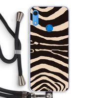 Arizona Zebra: Huawei Y6s Transparant Hoesje met koord