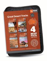 Wegenkaart - landkaart Great Desert Tracks 4 Map Pack | Hema Maps - thumbnail
