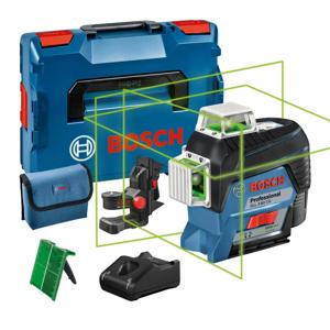 Bosch Professional GLL 3-80 CG Accu Kruislijnlaser Groen 12V 2.0Ah in L-Boxx - 0601063T00