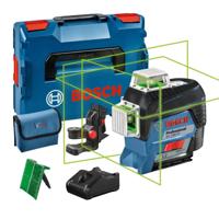 Bosch Professional GLL 3-80 CG Accu Kruislijnlaser Groen 12V 2.0Ah in L-Boxx - 0601063T00