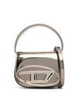 Diesel mini sac métallisé 1DR-XS-S à plaque logo - Or