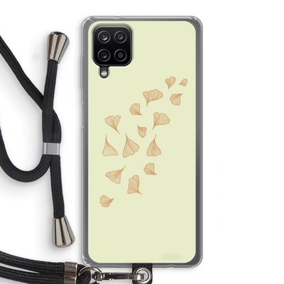 Falling Leaves: Samsung Galaxy A12 Transparant Hoesje met koord