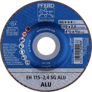 PFERD TOOLS EH 115-2,4 SG ALU 61340312 Doorslijpschijf gebogen 115 mm 25 stuk(s) Aluminium, Non-ferrometaal