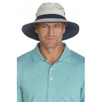 Coolibar - UV-beschermende hoed voor heren - Grijs - thumbnail