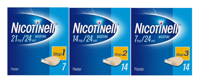 Nicotinell Pleisters Combi voor zware roker - 21 mg + 14 mg + 7 mg -