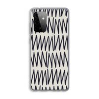 Marrakech Zigzag: Samsung Galaxy A72 Transparant Hoesje