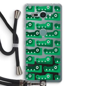 Crocs: Sony Xperia XZ2 Compact Transparant Hoesje met koord