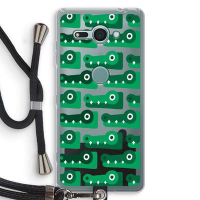Crocs: Sony Xperia XZ2 Compact Transparant Hoesje met koord