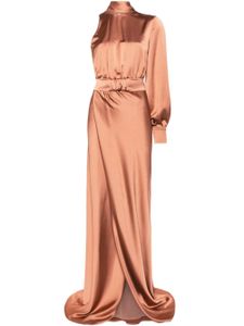 PINKO robe longue Ansonica - Marron