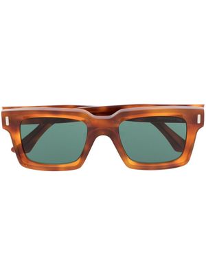 Cutler & Gross lunettes de soleil 1386 à monture carrée - Marron