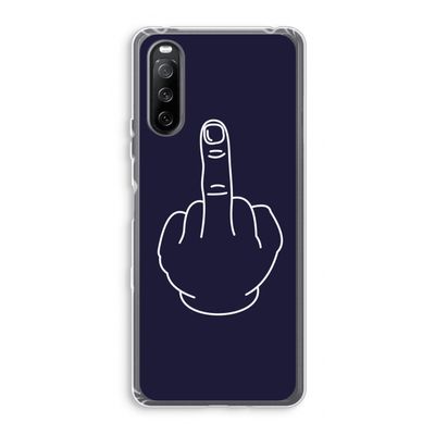 F**k U: Sony Xperia 10 III Transparant Hoesje