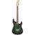 Charvel MJ San Dimas Style 1 HSH FR PF QM PF Transparent Green Burst elektrische gitaar met hardshell gigbag