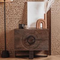 Tower Living Ladekast 'Padua' Mangohout, Met 2 laden