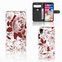 Hoesje Apple iPhone Xr Watercolor Flowers - thumbnail