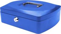 Q-CONNECT geldkoffer, 255 x 200 x 85 mm, blauw
