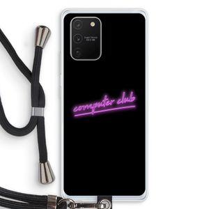 Vice Black: Samsung Galaxy S10 Lite Transparant Hoesje met koord