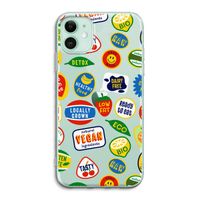 Fruitsticker: iPhone 11 Transparant Hoesje