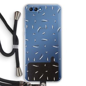 Hipster stripes: Honor 10 Transparant Hoesje met koord