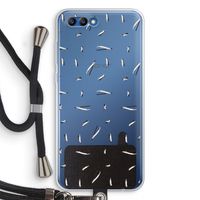 Hipster stripes: Honor 10 Transparant Hoesje met koord