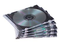 CD case slimline transp / pak 25