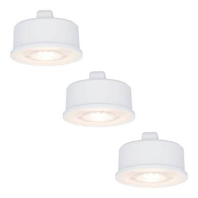 3x LED Module - Dimbaar - 3.8W 270lm - 4000K neutraal wit - Vervangt 50 Watt - GU10 fitting - Plat - Universele fitting