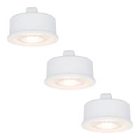 3x LED Module - Dimbaar - 3.8W 270lm - 4000K neutraal wit - Vervangt 50 Watt - GU10 fitting - Plat - Universele fitting