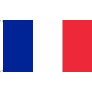 Polyester mega vlag Frankrijk 150 x 240 cm