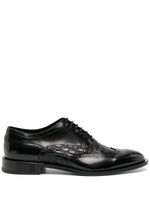 Philipp Plein chaussures oxford en cuir - Noir