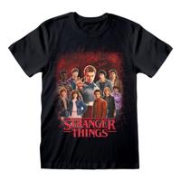 Stranger Things T-Shirt Group of all Characters Size XL