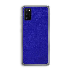 Majorelle Blue: Samsung Galaxy A41 Transparant Hoesje